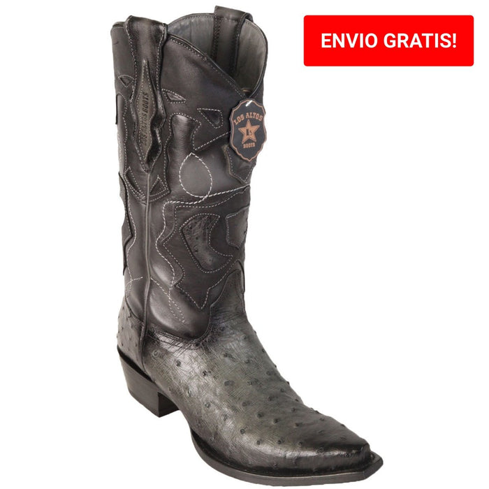 Botas de Avestruz Original Punta Recortada