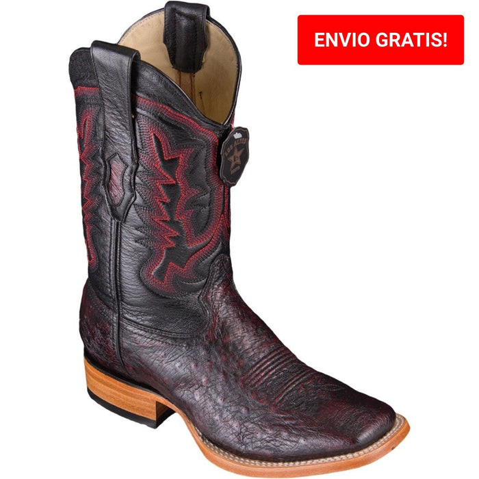 Botas de Avestruz Panza Suave Horma Ancha