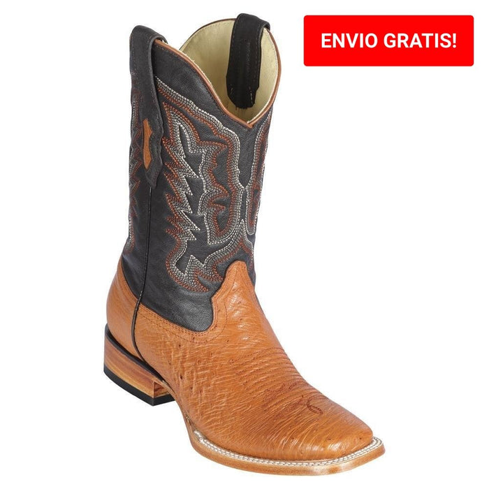 Botas de Avestruz Panza Suave Horma Ancha LAB