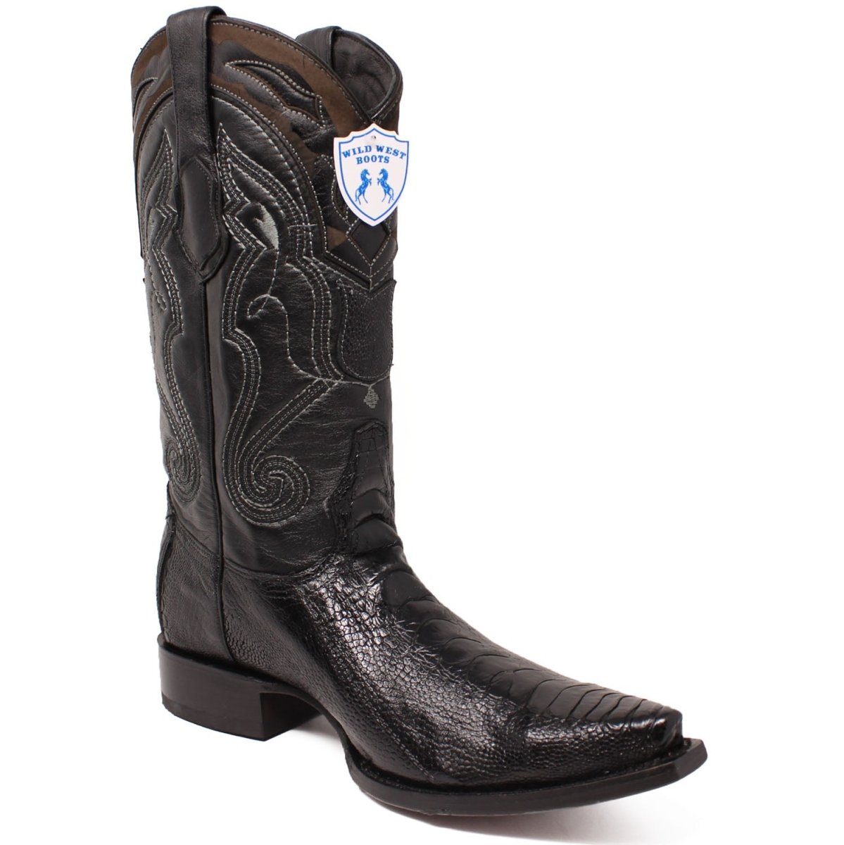 Botas de Avestruz Pata Original Punta Recortada WW-2940505