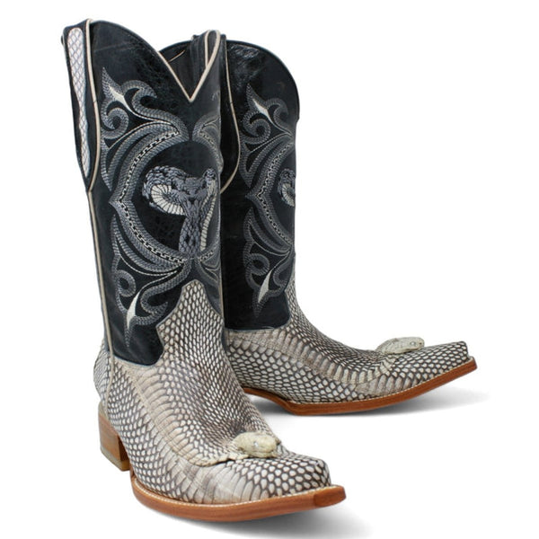 Cobra Boots - Botas de Cobra Original con Cabeza Horma 3X Aladino Color Natural WD