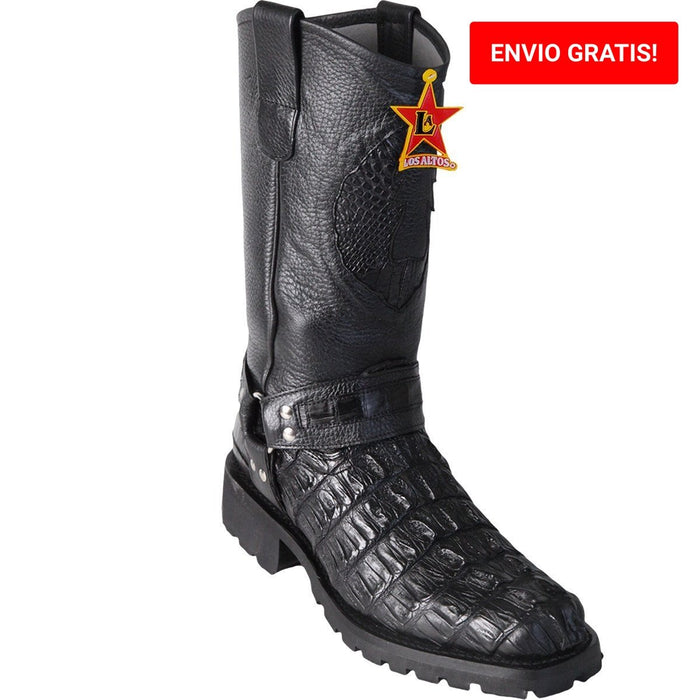 Botas de Cocodrilo Caimán Cola Biker para Motociclista LAB