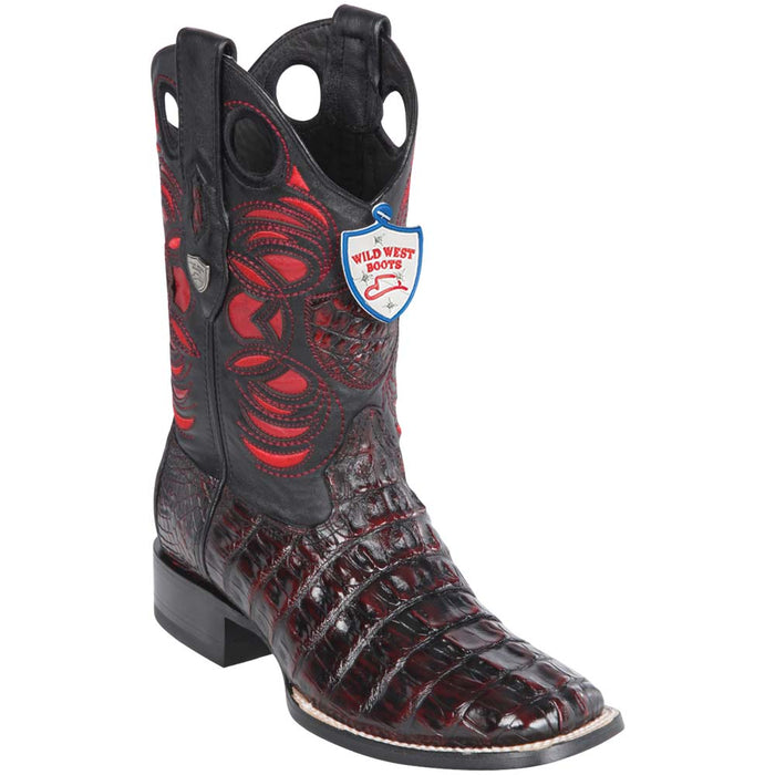 Botas de Cocodrilo Caiman Cola Horma Amplia WW
