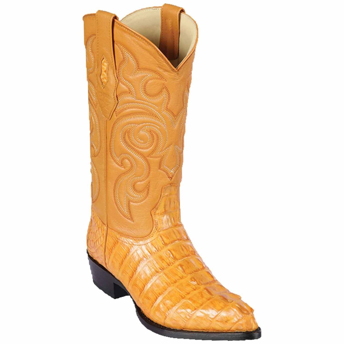Botas de Cocodrilo - Caiman Cola Horma Puntal - A - Los Altos Boots