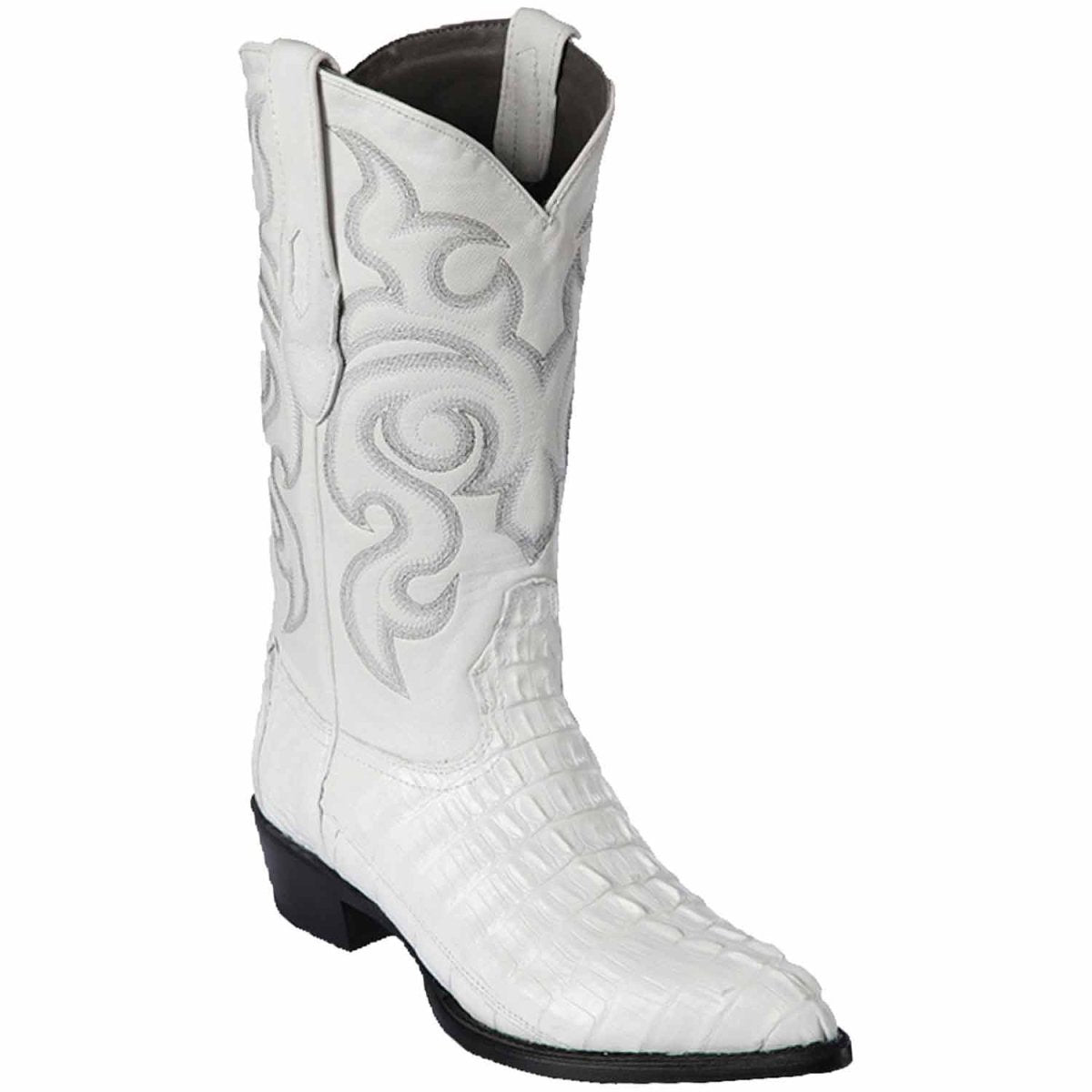Botas de Cocodrilo - Caiman Cola Horma Puntal - A - Los Altos Boots