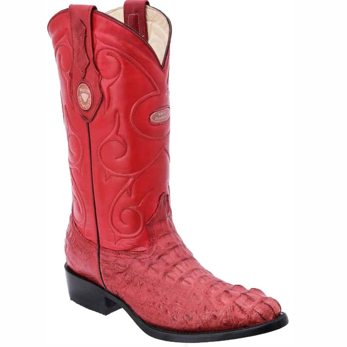 Botas de Cocodrilo Caiman Cola Original Horma Puntal