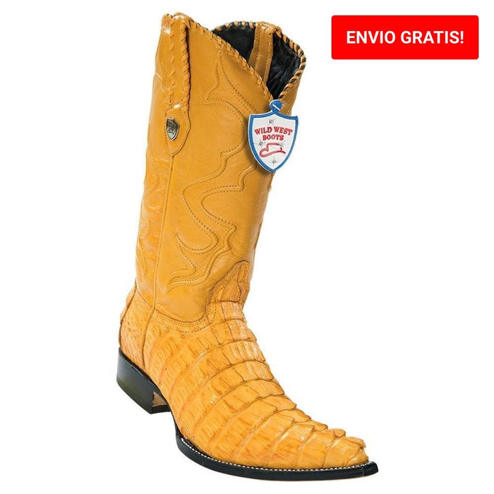 Botas de Cocodrilo Caiman Cola Punta 3X Aladino WW