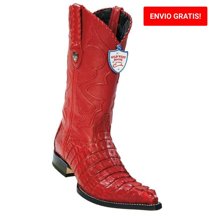 Botas de Cocodrilo Caiman Cola Punta 3X Aladino WW