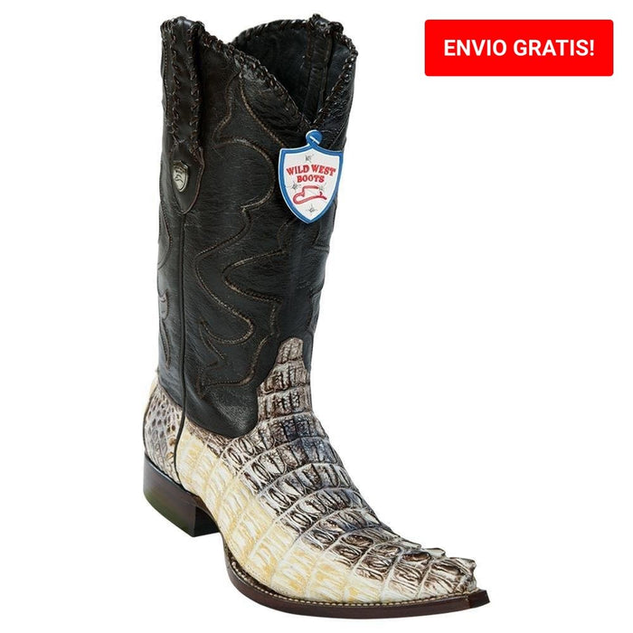Botas de Cocodrilo Caiman Cola Punta 3X Aladino WW
