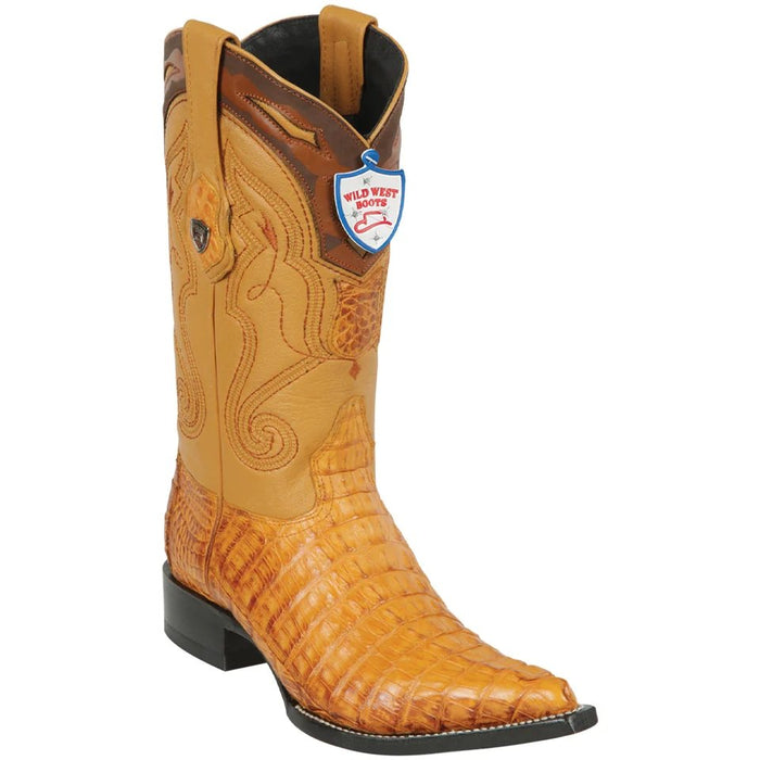Botas de Cocodrilo Caiman Cola Punta 3X Aladino