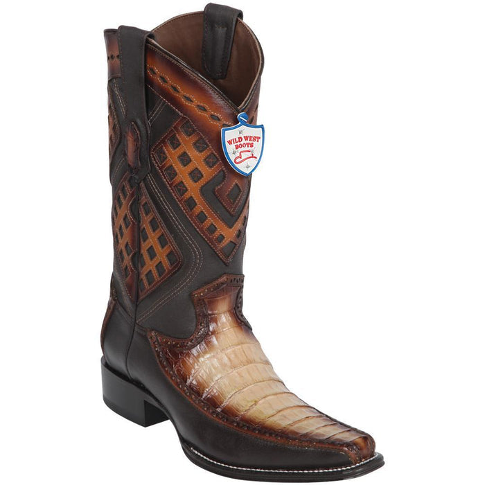 Botas de Cocodrilo Caiman con Venado Horma Europea