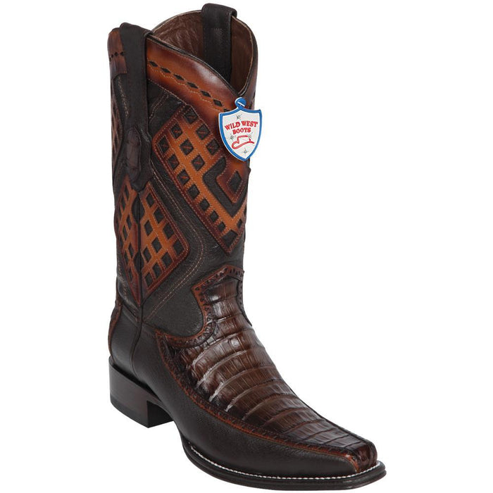 Botas de Cocodrilo Caiman con Venado Horma Europea