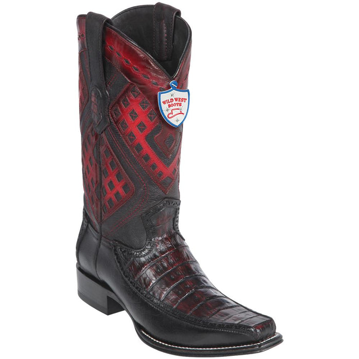 Botas de Cocodrilo Caiman con Venado Horma Europea