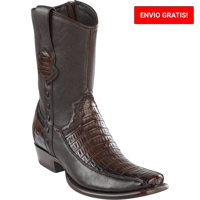Botas de Cocodrilo Caiman con Venado Original Corta Dubai WW