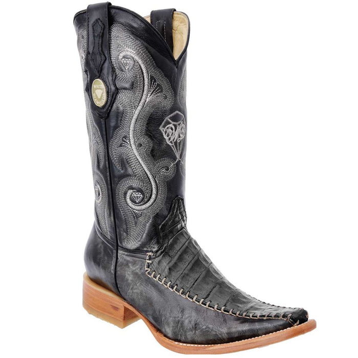 Botas de Cocodrilo Caiman Original Horma Cuadrada