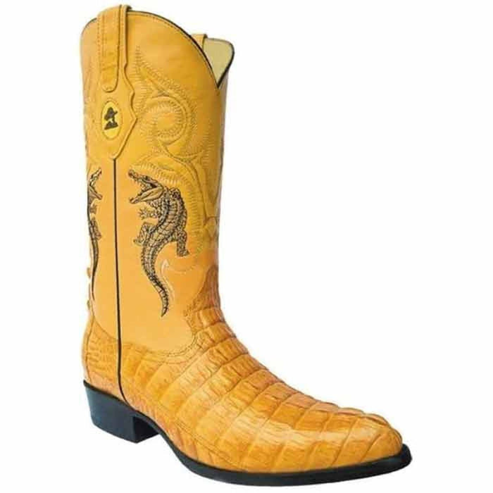 Botas de Cocodrilo Caiman Original Horma Puntal