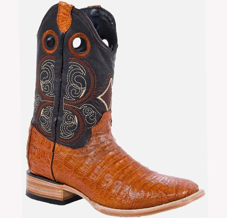 Botas de Cocodrilo Caiman Panza Original Horma Rodeo