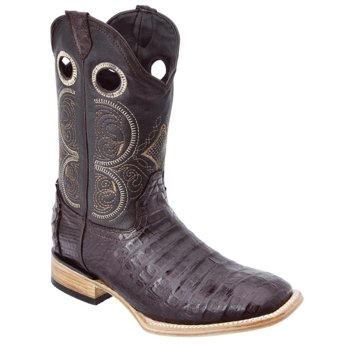 Botas de Cocodrilo Caiman Panza Original Horma Rodeo