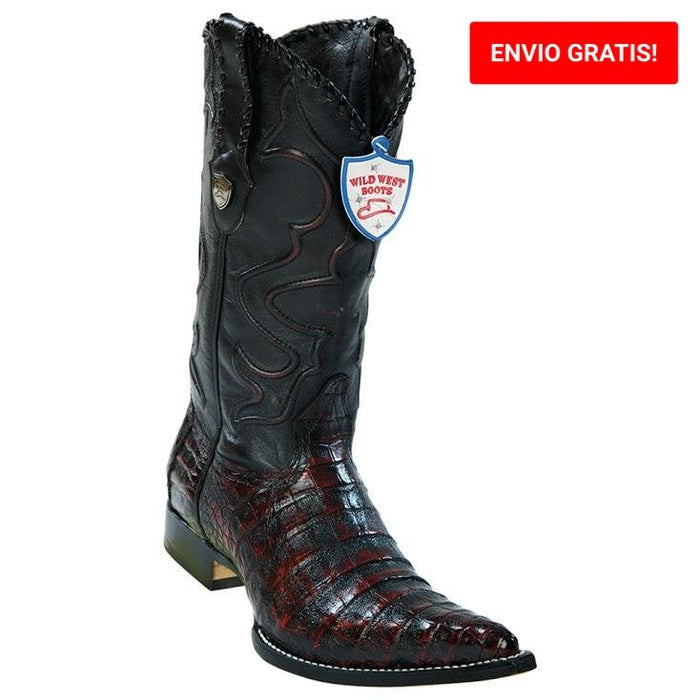 Botas de Cocodrilo Caiman Panza Punta 3X Aladino