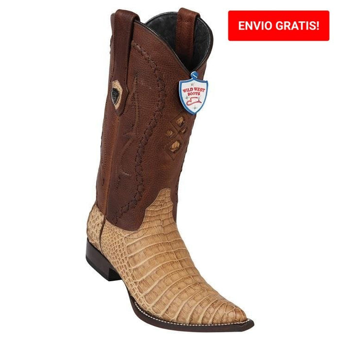 Botas de Cocodrilo Caiman Panza Punta 3X Aladino WW