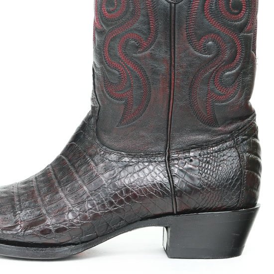 Zapato Botín Piel Caiman Panza Color Cherry LAB-ZA2068218 main image 1