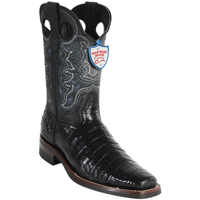 Botas de Cocodrilo Caiman Panza Rodeo Suela Hule