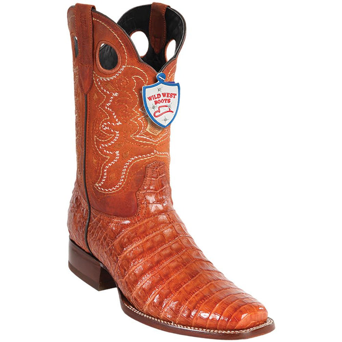 Botas de Cocodrilo Caiman Panza Rodeo Suelo Vaqueta WW