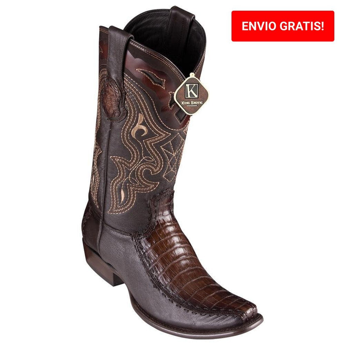 Botas de Cocodrilo Caiman Panza y Venado Horma Dubai