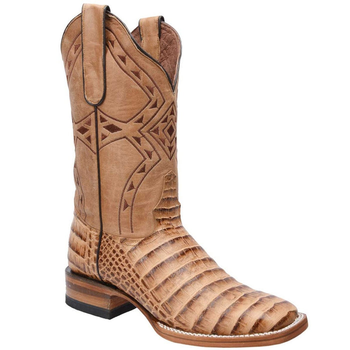 Botas de Cocodrilo Grabada Horma Rodeo