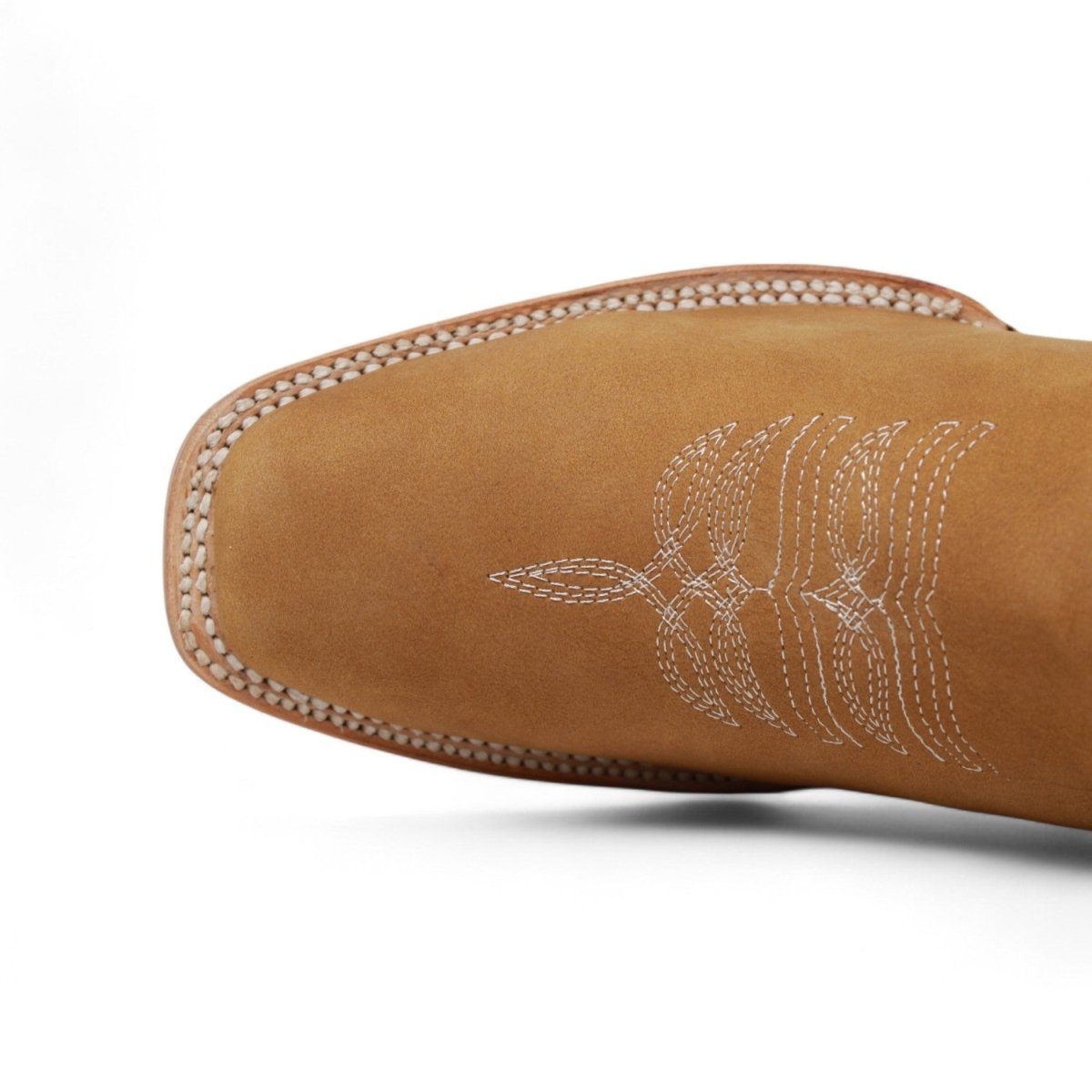 Botas de Cuero Acabado Nobuck para Dama en Miel ROD-41551