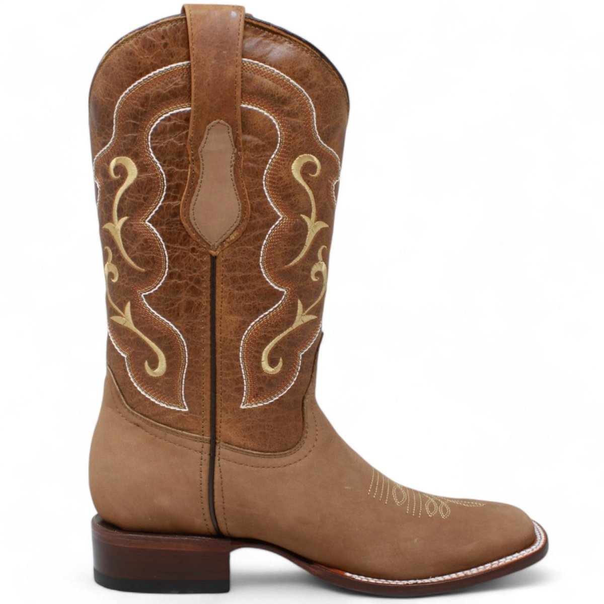 Botas de Cuero Grasso para Mujer en Horma Rodeo Q3226231