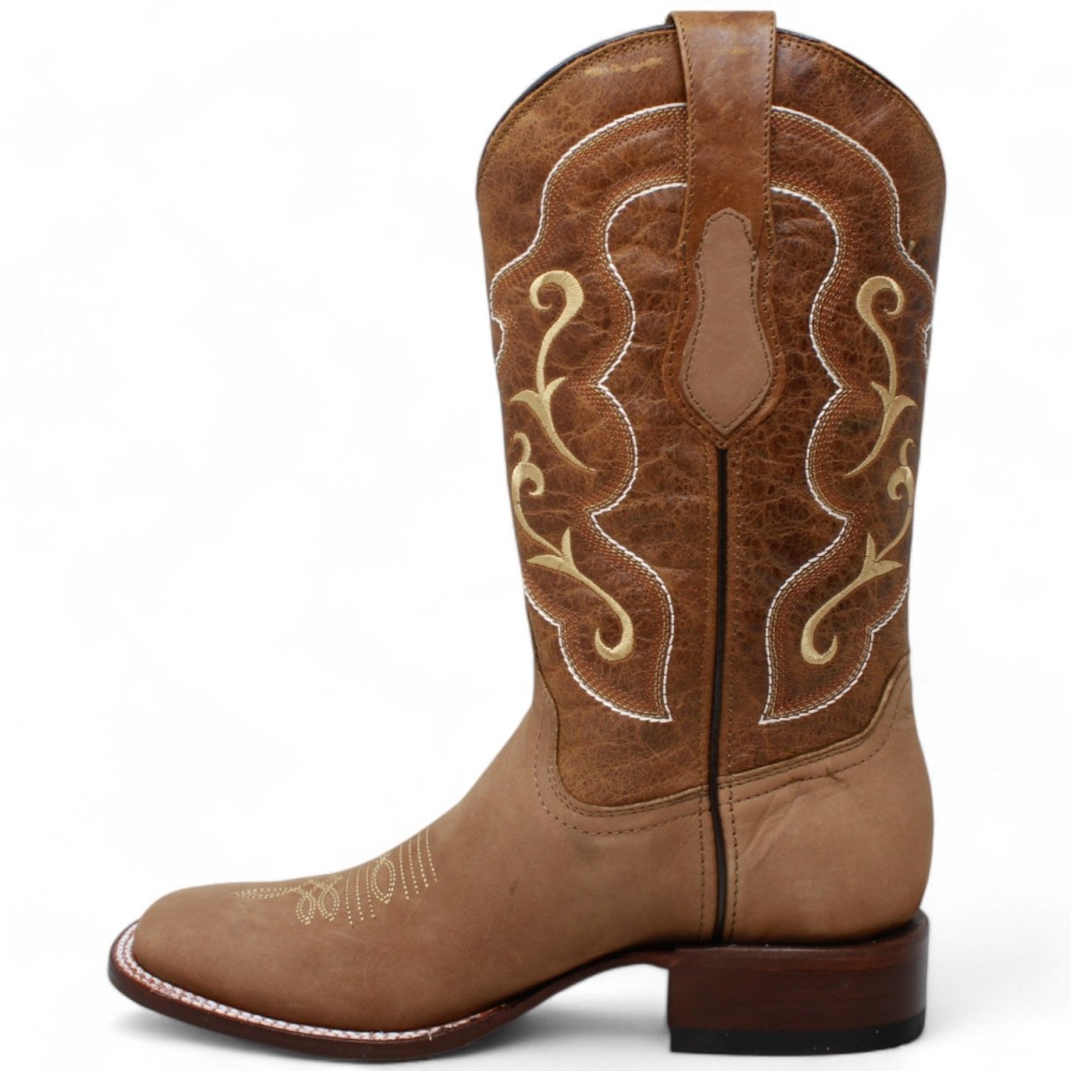 Botas de Cuero Grasso para Mujer en Horma Rodeo Q3226231