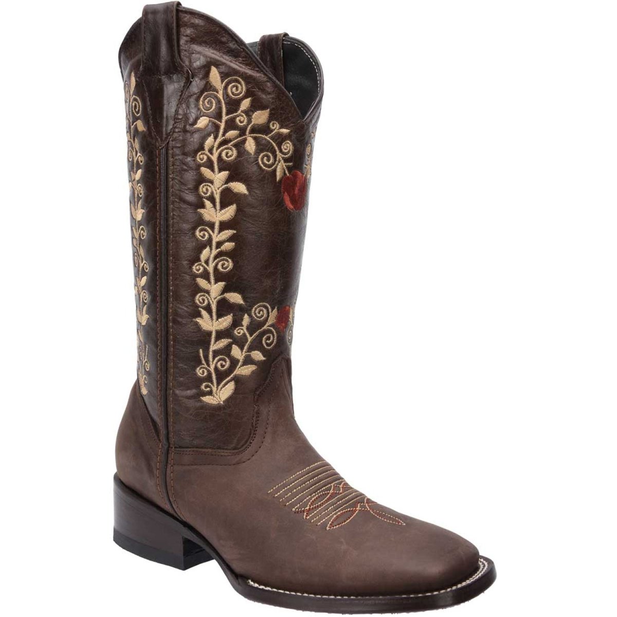 Botas de Cuero Horma Rodeo para Mujer WD-479