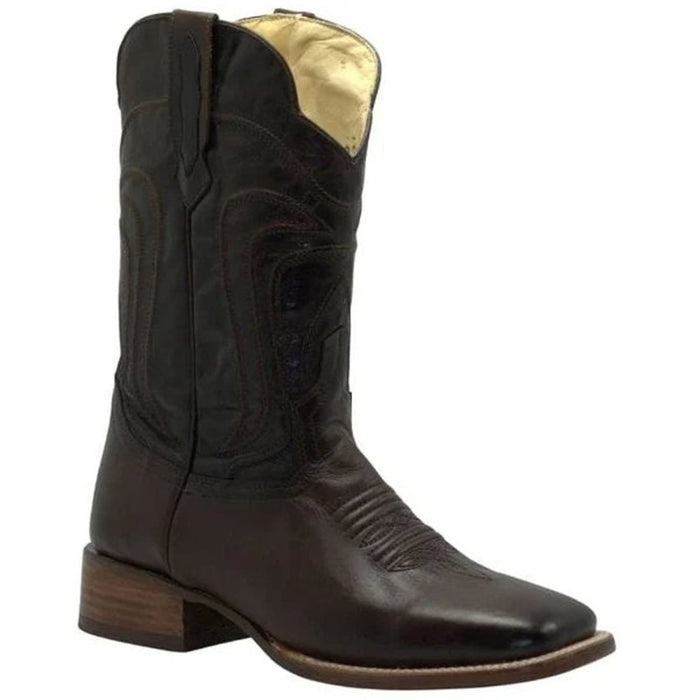 Botas de Cuero Original Horma Rodeo Color Negro JB