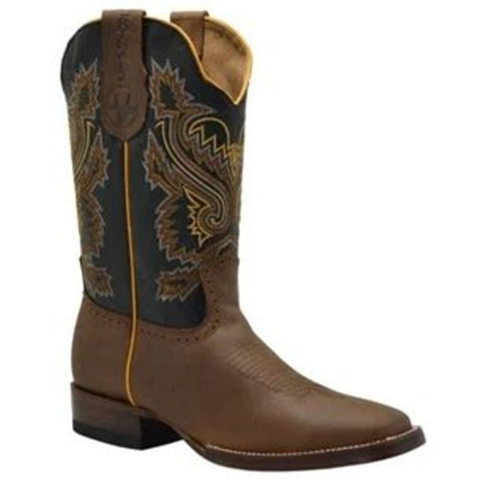 Botas de Cuero Original Horma Rodeo Color Cafe JB