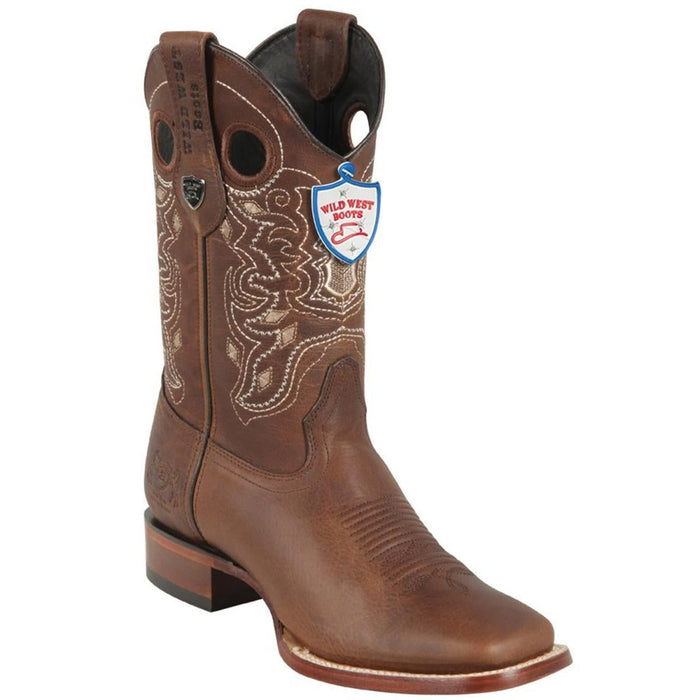 Botas de Cuero Rage Horma Cuadrada Ancha WW