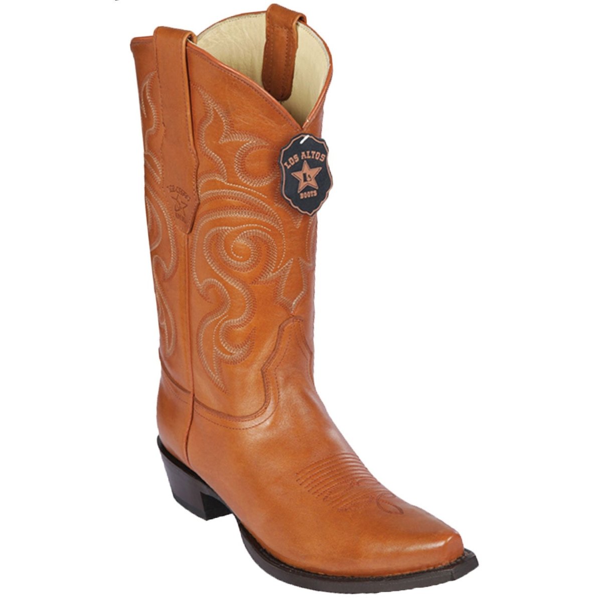 Botas Vaqueras de Cuero con Punta Recortada WW