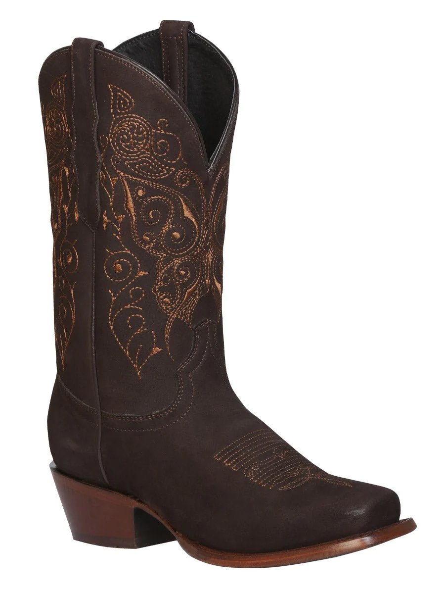 Botas de Gamuza Original para Mujer en Horma Rodeo GEN-122489
