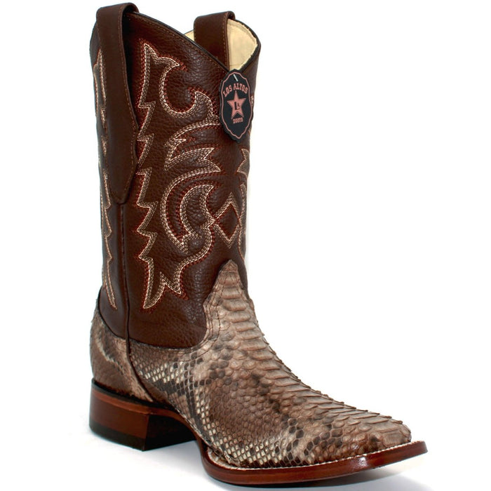 Botas de Pitón Horma Ranchera Cuadrada