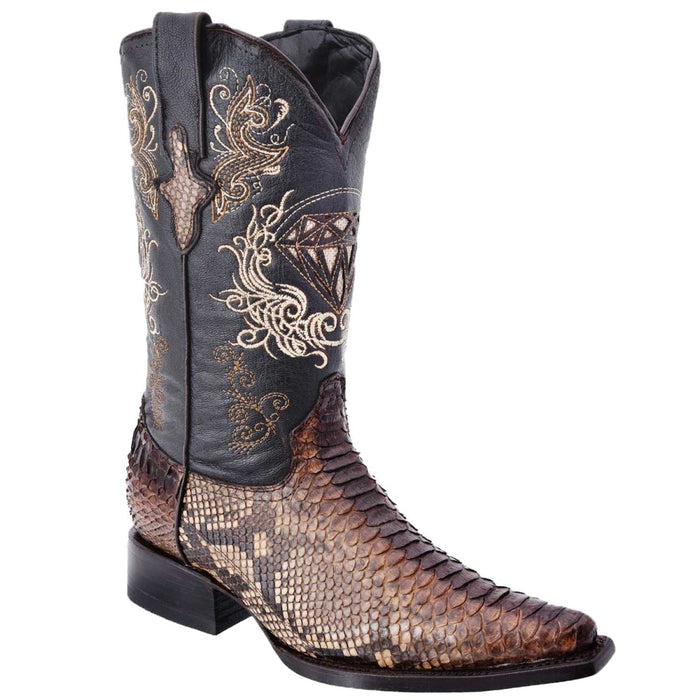 Botas de Piton Original Horma 3X Aladino Color Cafe Rustico