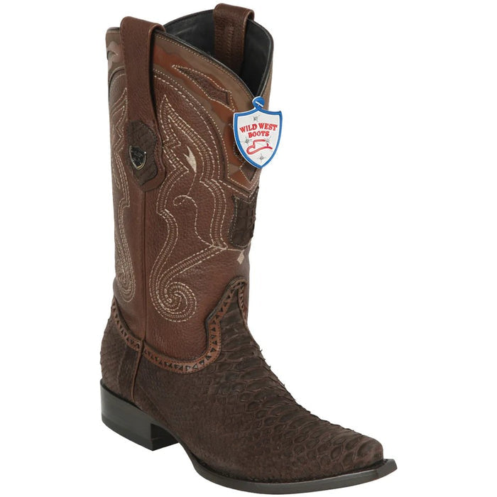 Botas de Pitón Original Horma Punta Recortada