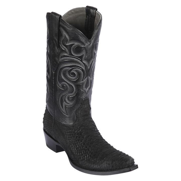 Botas de Piton Punta Recortada Nobuck