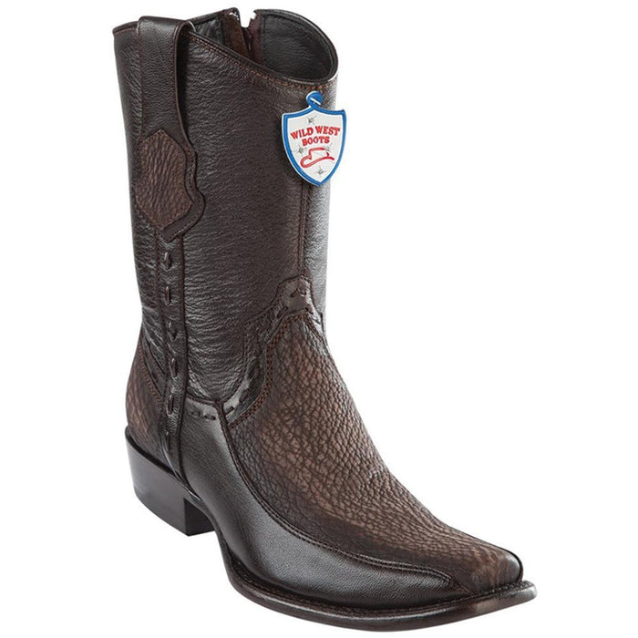 Botas de Tiburon con Venado Cortas Horma Dubai WW