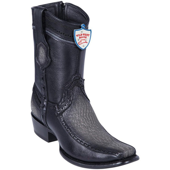 Botas de Tiburón con Venado Cortas Horma Dubai