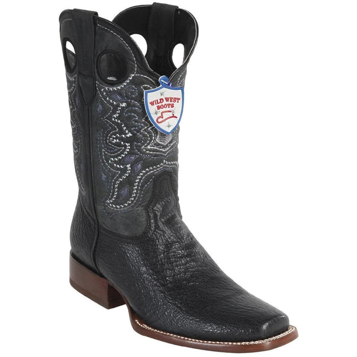 Botas de Tiburon Original Horma Rodeo Cuadrada Ancha WW