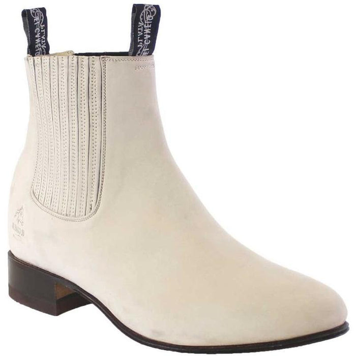 Botines Charros de Gamuza El Canelo Color Natural CAN