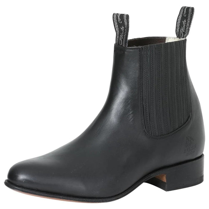 Botines Charros de Venado El Canelo Color Negro CAN