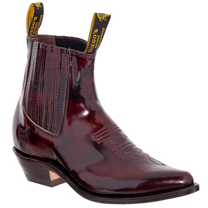 Botines Charros de Cuero Acabado Camaleon Modelo: