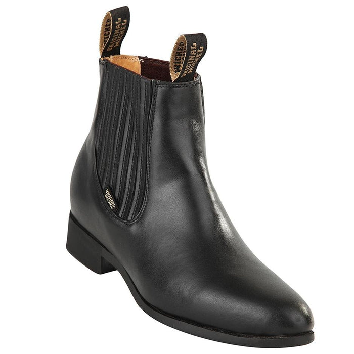 Botines Charros de Piel con Suela de Hule