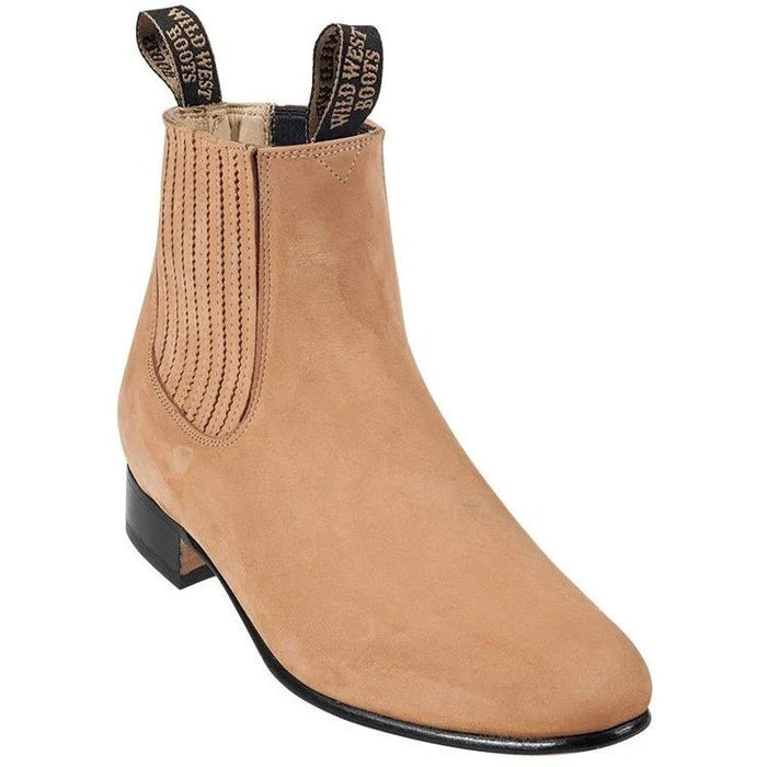 Botines Charros de Gamuza Original Color Miel